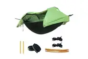 Hammock Tent Outdoor Double Portable Multi-Functional Waterproof Hammock Parachute Camping Hanging Bed 270x140cm with Anti Mosquito Net and Storage Bag