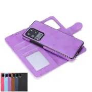 Magnetic Flip Wallet Holder Leather Cover Case for Samsung S21 FE S21 Plus Ultra