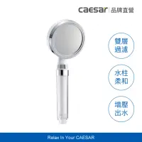 在飛比找momo購物網優惠-【CAESAR 凱撒衛浴】白色極淨純水蓮蓬頭(過濾蓮蓬頭)