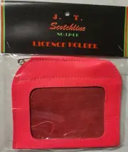 J.T. Scotchline Pink Vinyl Hunting, Fishing, Credentials License Holder