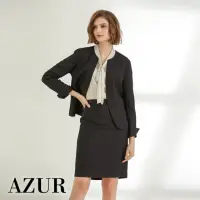 在飛比找momo購物網優惠-【AZUR】經典素面都會OL窄裙