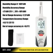 HT-350 Digital Air Humidity Temperature Meter Mini Hygro Thermometer Tester