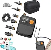 Electric Paddle Board Pump, 5PSI Portable Rechargeable SUP Air Pump with Auto-Off, Car Adapter Powered Portable Electric Air Pump,for Stand Up Paddle Boards,Boats,Tent and Kayaks