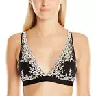 NWT Wacoal 40 Embrace Lace Soft Cup Non-Wire Bra 852191 Black 121449