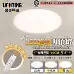 【聚美照明】吸頂燈 110V星空燈【60CM/78W圓形三色無極調光+遙控器】LED星鑽燈 簡約鑽石星空創意燈