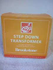 Brookstone 85 Watt Step Down Transformer- NIB