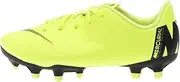 [Nike] Unisex Kids’ Jr. Mercurial Vapor XII Academy Fg/mg Footbal Shoes, Black (Volt/Black 701)