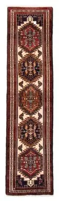 Vintage Hand-knotted Runner Rug 2'4" x 9'1" Traditional Wool Carpet