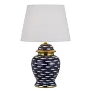 Telbix Lighting Masu Fish Table Lamp - Blue / White / Gold