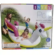 Intex Pool Mystic Unicorn Inflatable Spray Pool 107X 76X41 for Ages 2+ Kids