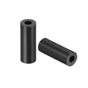 Nylon Round Spacer Washer 3.2mmx7mmx15mm Unthreaded for M3 Screws Black 100Pcs