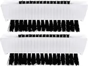 Baluue Nail Come Double-sided Sturdy Bristles Wear-resistant Fingernail Brush Convenient Nail Cleaner for Daily Use