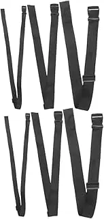 Baluue 6pcs Adjustable Nylon Straps for Luggage Bags Durable Buckle for Securing Crossbody Backpacks Suitcases Versatile Travel Accessory for Everyday Use