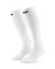 CEP Men's Core Run Tall Compression Socks 5.0, Running, White, Multiple Sizes