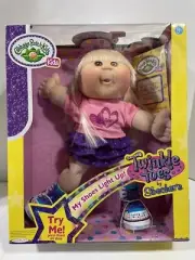 Cabbage Patch Kids Doll Twinkle Toes Light Up Skechers, Blonde, Brown Eyes ~New