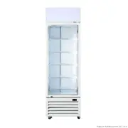 Thermaster LG-370P Upright Glass Drinks Display & Food Storage Fridge in White