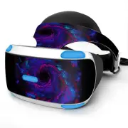Skin Wrap for Sony Playstation PSVR Headset Galaxy Wormhole Space