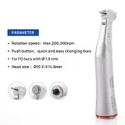 COXO Dental 1:5 Optic Fiber Contra Angle Handpiece Standard Head Inner Channel
