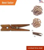 Multi-purpose Wooden Clothespins - Craft, Scrapbook, Party Decor - Jacobean