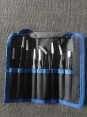 10Pcs Precision Tweezer Set,Eyebrow Tweezers