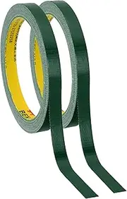 uxcell 0.4"x0.01" Bookbinding Tape, 22 Yard Total 2 Roll Cloth Bookbinding Repair Tape Book Binding Tape Self Adhesive for Repairing Old Books, Green