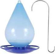 Russeloer Automatic Bird Water Feeder Water Droplet Shaped Bird Waterer Easy Hanging Bird Feeder with Hook Bird Water Dispenser