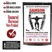 Citrulline Malate Powder 1kg, Apple & Blackcurrant Flavour, Free Express Post