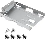 ECSiNG 2.5 Inch Hard Disk Drive Holder Compatible with PS3 CECH-400X Series Super Slim HDD Mounting Bracket Support Tray Adapter with Screws