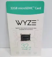 Wyze Expandable Storage 32GB MicroSDHC Card Class 10, Black - ORIGINAL *NEW*