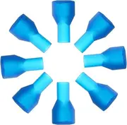 Wanmu 8 Pcs Bite Valve Replacement, Mouthpieces Valve Bladder Accessories for Most Brands Hydration, Dust Cover , Backpack Water Reservoir - Blue