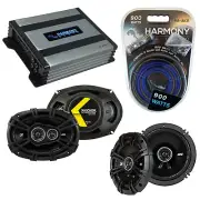 Fits Jeep Commander 06-07 Speaker Replacement Kicker DSC693 DSC65 HA-A400.4 Amp