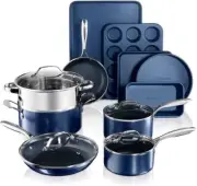 15 Pc Kitchen Pots And Pans Set Non Stick, Kitchen Cookware Sets, P