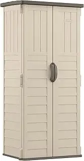 Blow Molded Vertical Tool Shed for Garden Storage