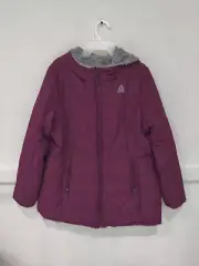 NWoT Reebok Women's Full Zip Fleece Lined Reversable Jacket Size XL $120 CC130