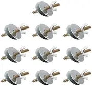 Wyhqgn 10 Pieces Fixing Screws for Parrot Perches (M6 X 60) Metal Fixing Screw Sets for Parrot Stands, Parrot Toys, Bird Stands, Double Washers