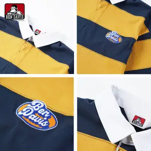 【Brand T】BEN DAVIS PATCH RUGBY SHIRTS 條紋補丁橄欖球衫 POLO衫 條紋 3色