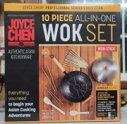 Joyce Chen Professional Series 14" Carbon Steel Excalibur Nonstick Flat Bottom W