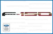 2019 Ford F150 Tailgate Inserts Decals Letters Indent AMERICAN FLAG WORN FG1R9 (for: Ford)
