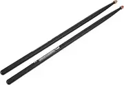 VINTORKY 2pcs Jazz Drumsticks Lightweight Walnut Wood Drumsticks for Percussion Practice Comfortable and Durable Drum Tool for Snare and Jazz Drumming Black