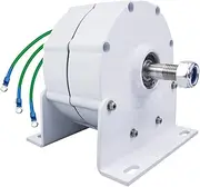 5000W Wind Turbine Generator 12V/24V/48V 400Rpm DC Power Magnetic Dynamo Water Turbine Hydro Alternator for Water Wind Turbine Generator (with Base)