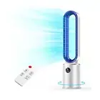 Bladeless Tower Fan, 38" Quiet Tower Fan with Remote, 24 Speeds, 12H Timer, 6...