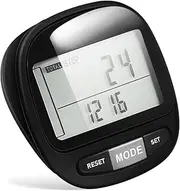 FOYTOKI Walking Step Counter d Sensor Portable Pedometer Outdoor Accurate Step Count Compact Design Sturdy Plastic User-Friendly Day Memory Feature