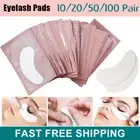 1-200 Pairs Eyelash Extensions Pads Under Eye Lash Gel Lint Free Eye Patches Pad