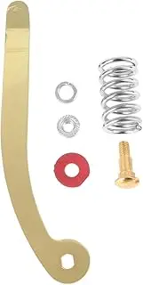 Kisangel Replacement Whammy Bar Bridge Tailpiece for Jazz Electric Guitar Durable Material Golden Finish Guitar Accessory for Enhanced Performance