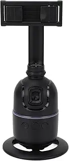 Auto Face Tracking Phone Holder, No App Required, 360° Rotation Body Phone Camera Mount Non Slip Desktop Phone Stabilizer Stand for Vlogging Live Streaming