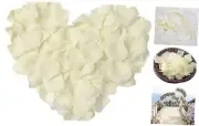 Rose Petals Artificial Silk Flower Petals Rose Petals for 3000pcs Cream White