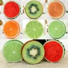 Garden Chair Cushion Cover with Fruit Shape Single Pattern Soft Plush Material