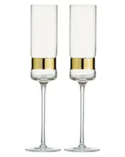 Anton Studio Designs Set of 2 Soho Champagne Flutes