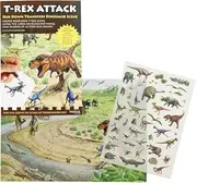 CortexFit T-Rex Attack - Rub Down Transfers Dinosaur Scene by Buzz
