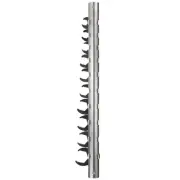 Compact Crowfoot Wrench Set 10 to 22mm 10Pcs Metric Chrome Plated Spanners